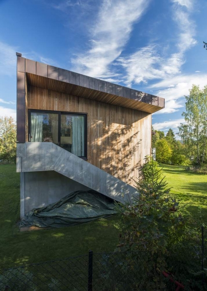 Семейный дом с оригинальным дизайном от Lie Oyen arkitekter, Норвегия Семейный дом с оригинальным дизайном от Lie Oyen arkitekter, Норвегия