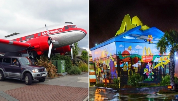 10 ресторанов быстрого питания McDonald’s, которые расположены в необычных зданиях 10 ресторанов быстрого питания McDonald’s, которые расположены в необычных зданиях