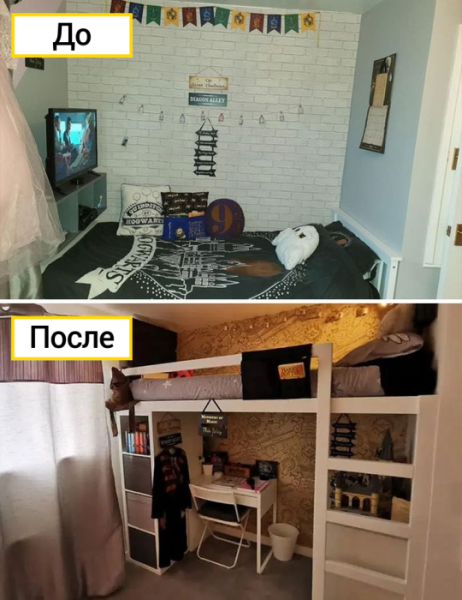 Заботливая мама переделала крошечную спальню, обеспечив 3 дочкам собственное пространство Заботливая мама переделала крошечную спальню, обеспечив 3 дочкам собственное пространство