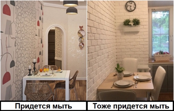 9 мифов, которые заставляют отказываться от обоев на кухне (и очень зря)