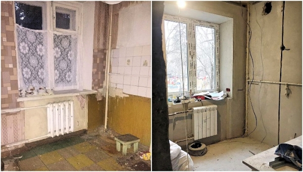 Как предприимчивым владельцам удалось переделать крошечную кухню в &laquo;хрущевке&raquo;