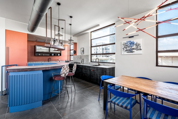 Эклектичный дуплекс с индустриальными и средиземноморскими мотивами Эклектичный дуплекс с индустриальными и средиземноморскими мотивами