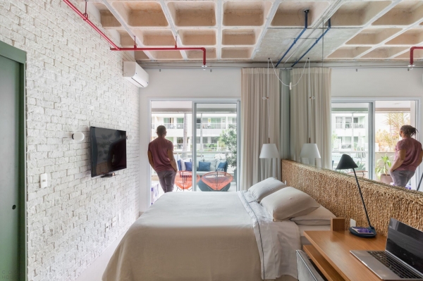 Маленькая квартира со спокойным мягким дизайном
