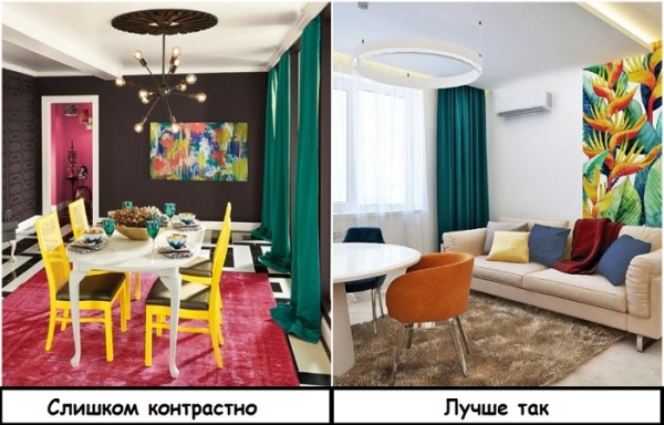 6 ошибок в дизайне квартиры, которые делают интерьер нелепым и безвкусным 6 ошибок в дизайне квартиры, которые делают интерьер нелепым и безвкусным