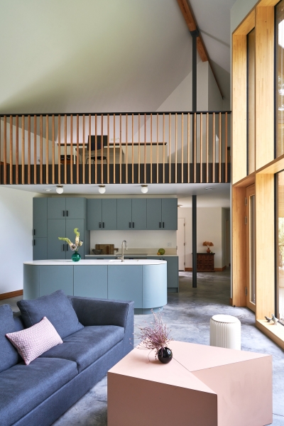 Дизайнерский пассивный дом с элементами стиля Mid-century Modern Дизайнерский пассивный дом с элементами стиля Mid-century Modern